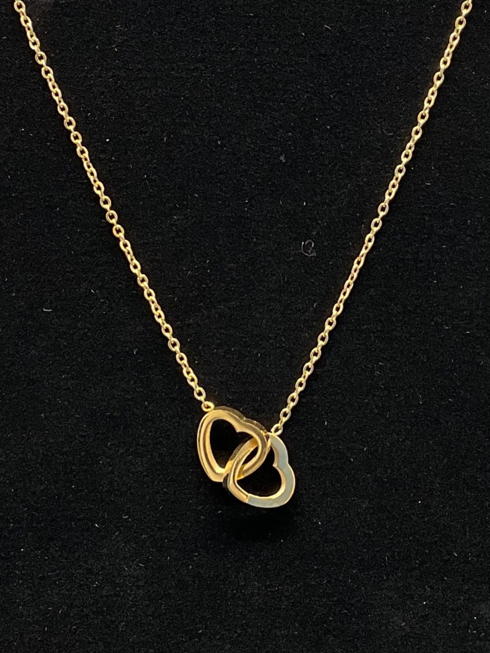 Dainty Double Heart Necklace
